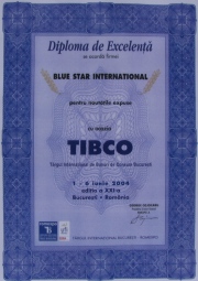 Tibco 2004 - Diploma de excelenta